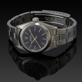 Rolex Oyster Perpetual Black Dial 24mm Stainless Steel 76080 Watch