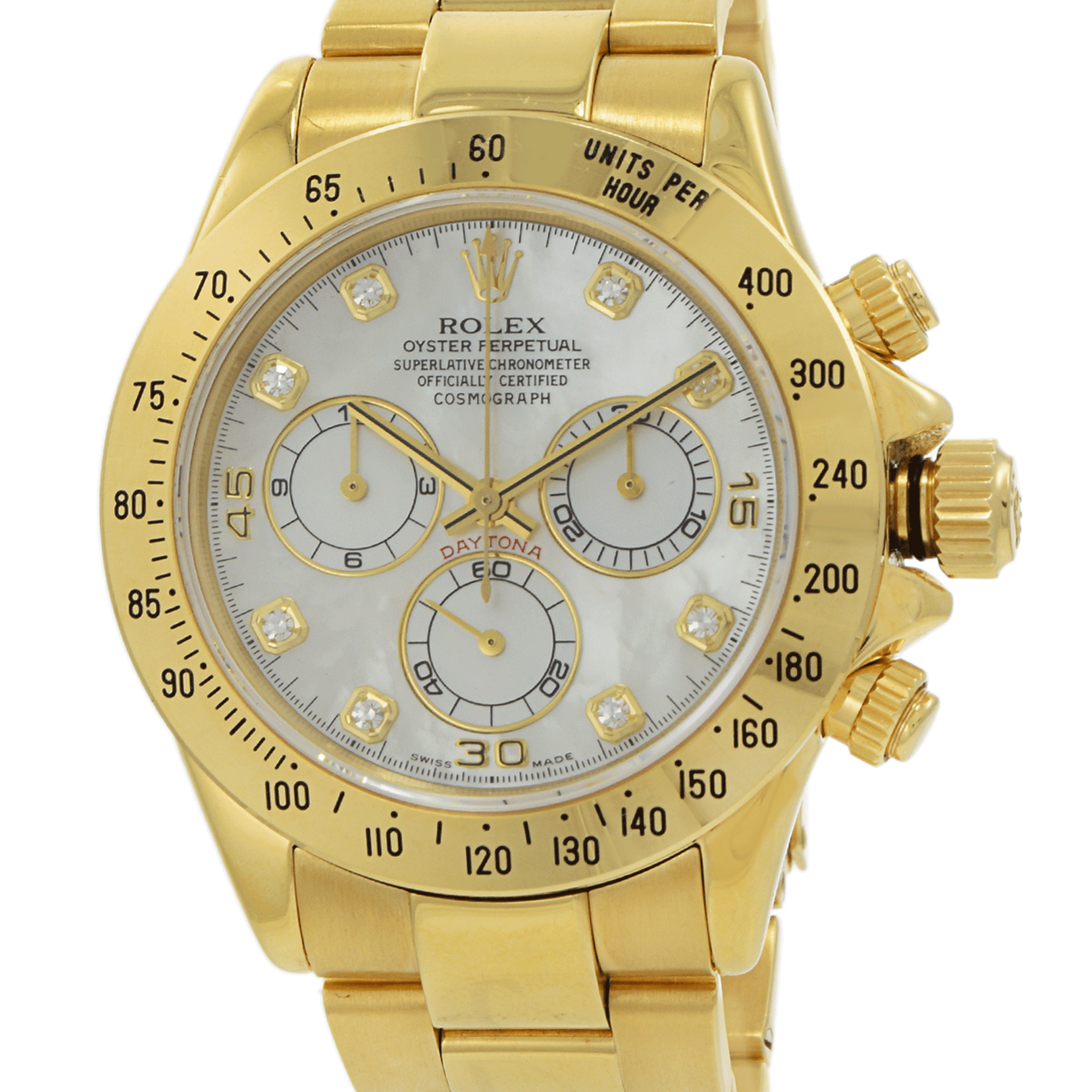 Rolex Cosmograph Daytona 40mm 18kt Yellow Gold 116528