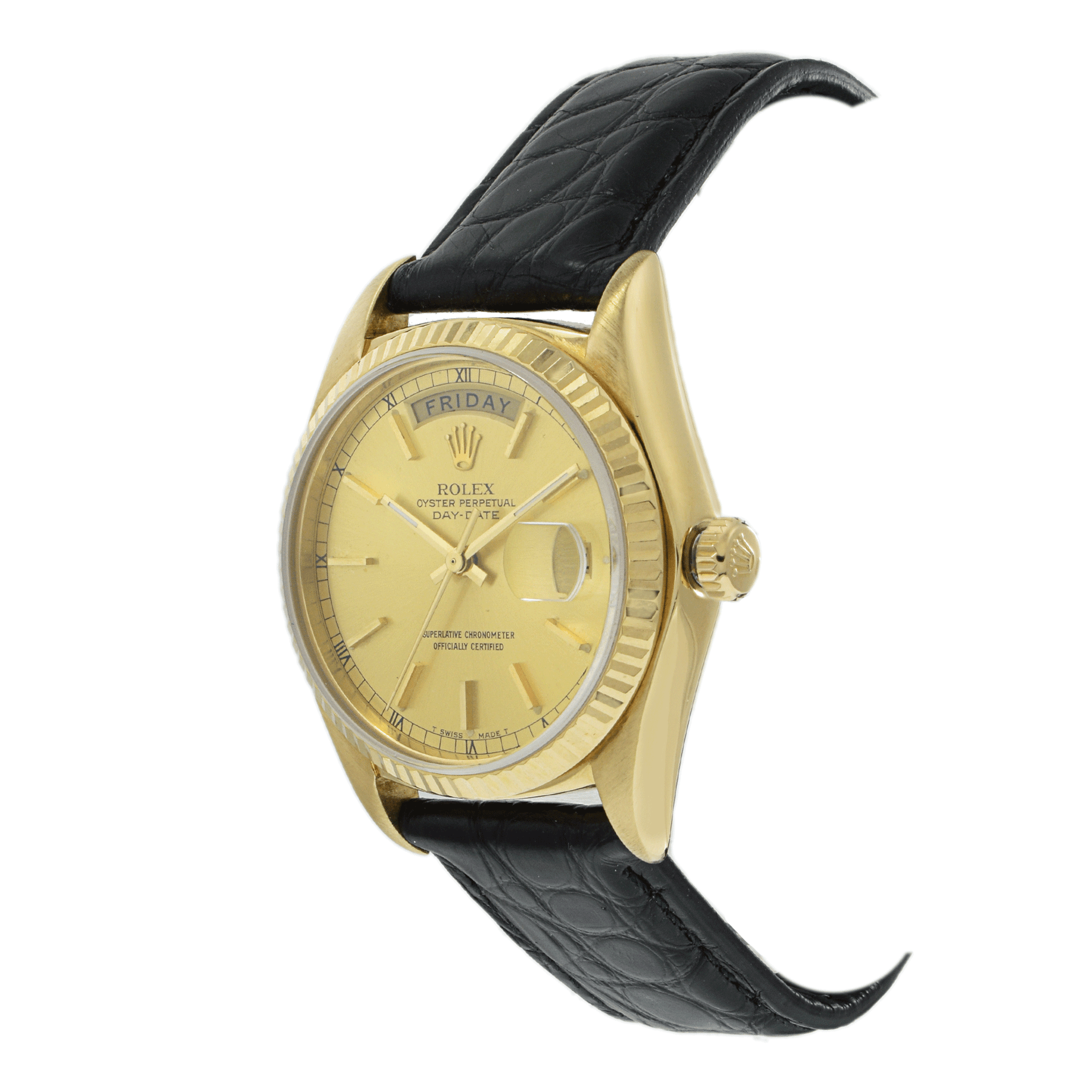 Vintage 1978 Rolex Day-Date 36mm 18KT Yellow Gold Watch (Ref. 18038)