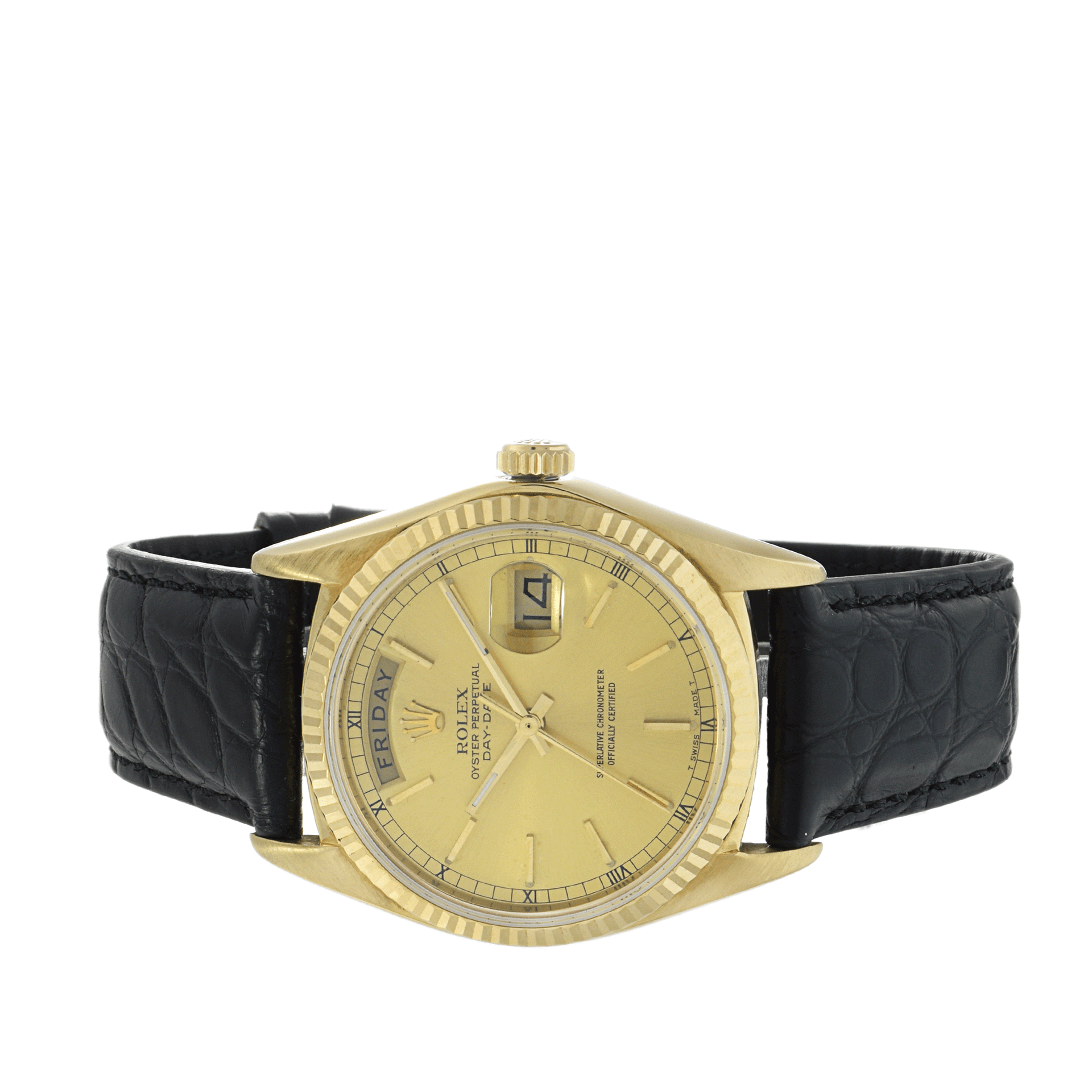 Vintage 1978 Rolex Day-Date 36mm 18KT Yellow Gold Watch (Ref. 18038)