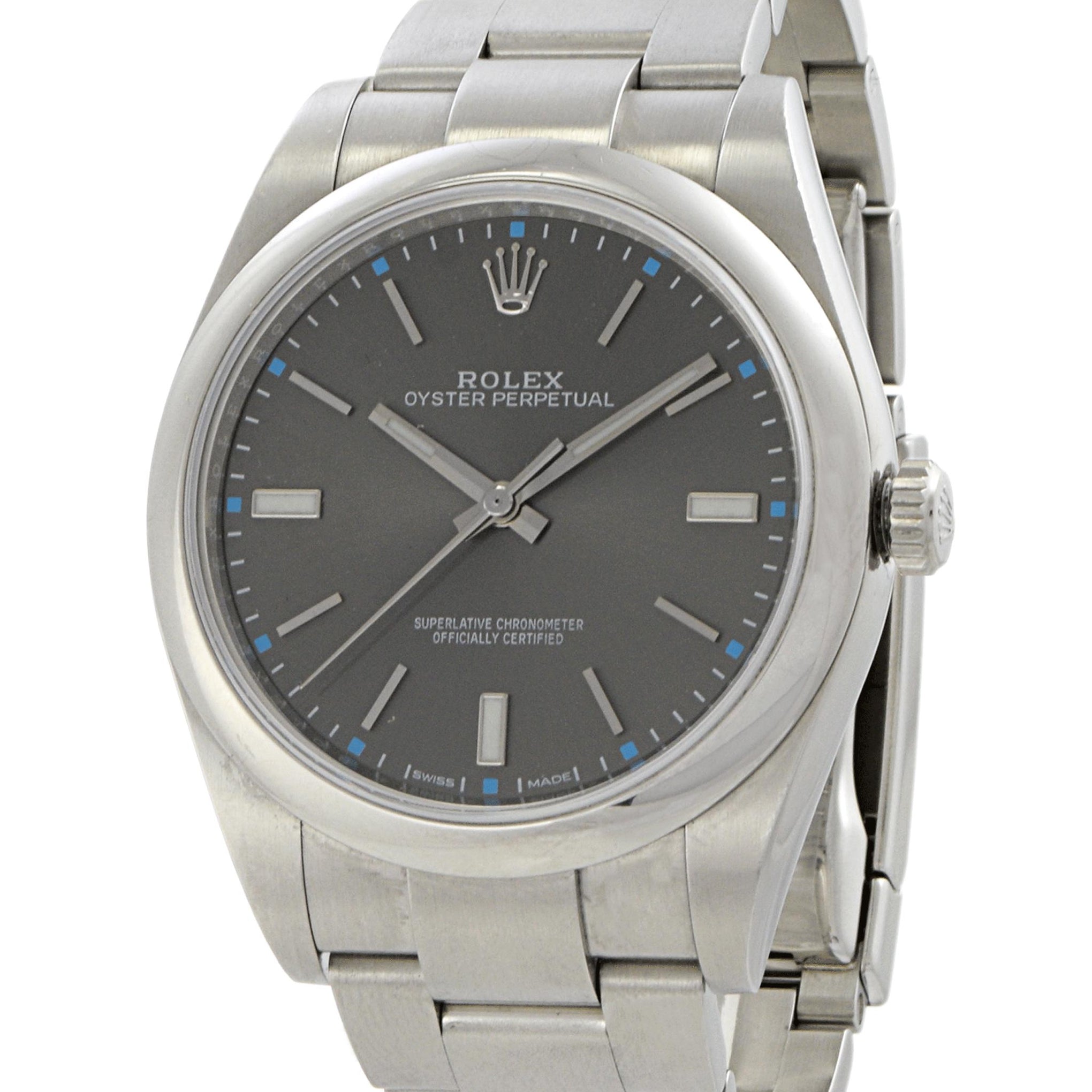 Rolex 114300 Oyster Perpetual Grey Dial