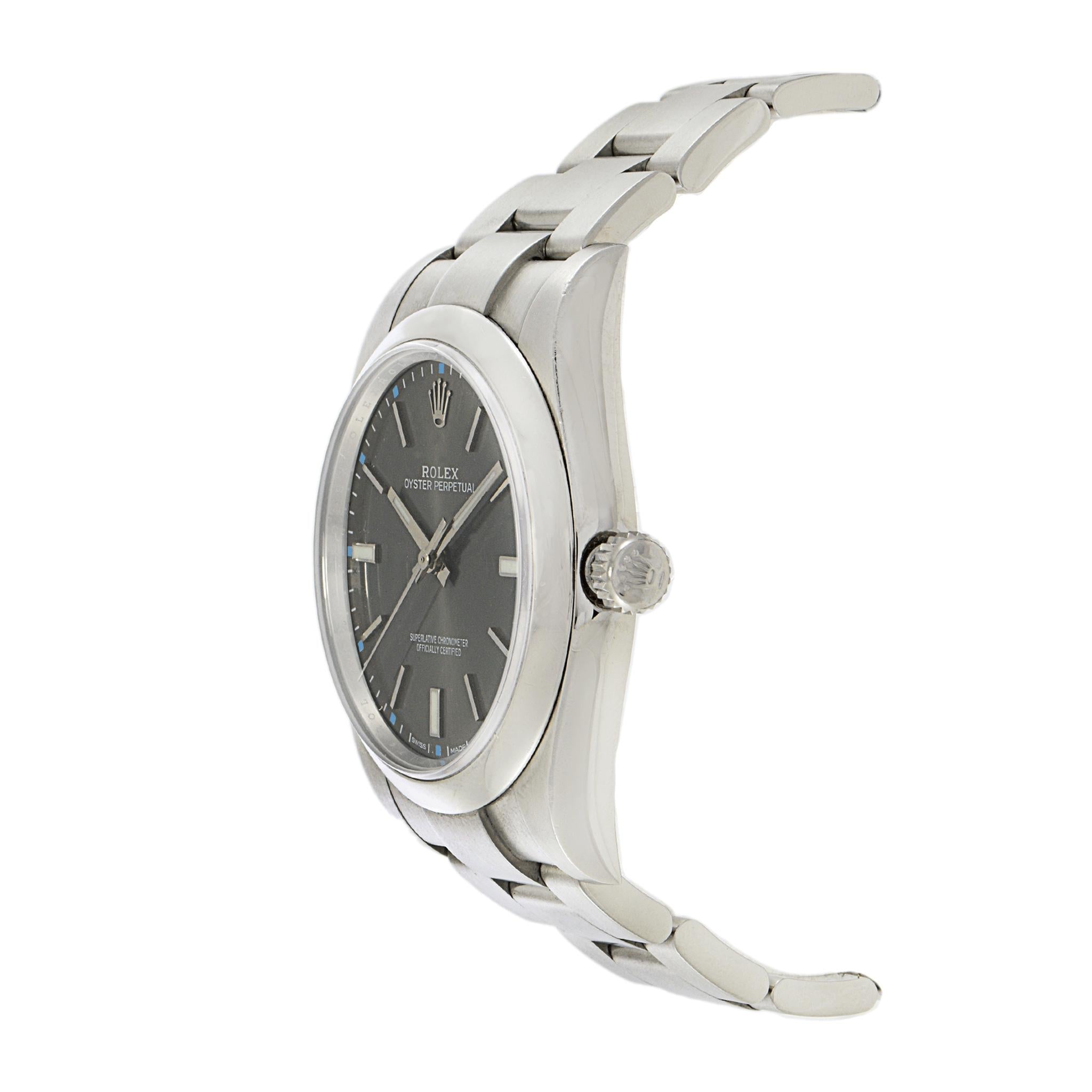 Rolex 114300 Oyster Perpetual Grey Dial