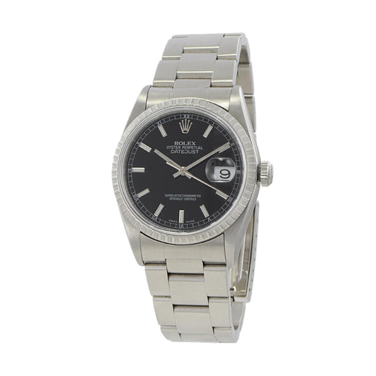 Rolex Datejust Black Dial Ref. 16220