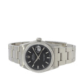 Rolex Datejust Black Dial Ref. 16220