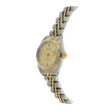 Rolex Datejust 69173 Champagne Diamond Dial Watch