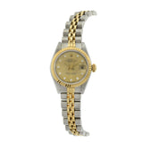 Rolex Datejust 69173 Champagne Diamond Dial Watch