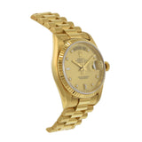 Rolex Day-Date 18238 18KT Yellow Gold Factory Champagne Diamond Dial