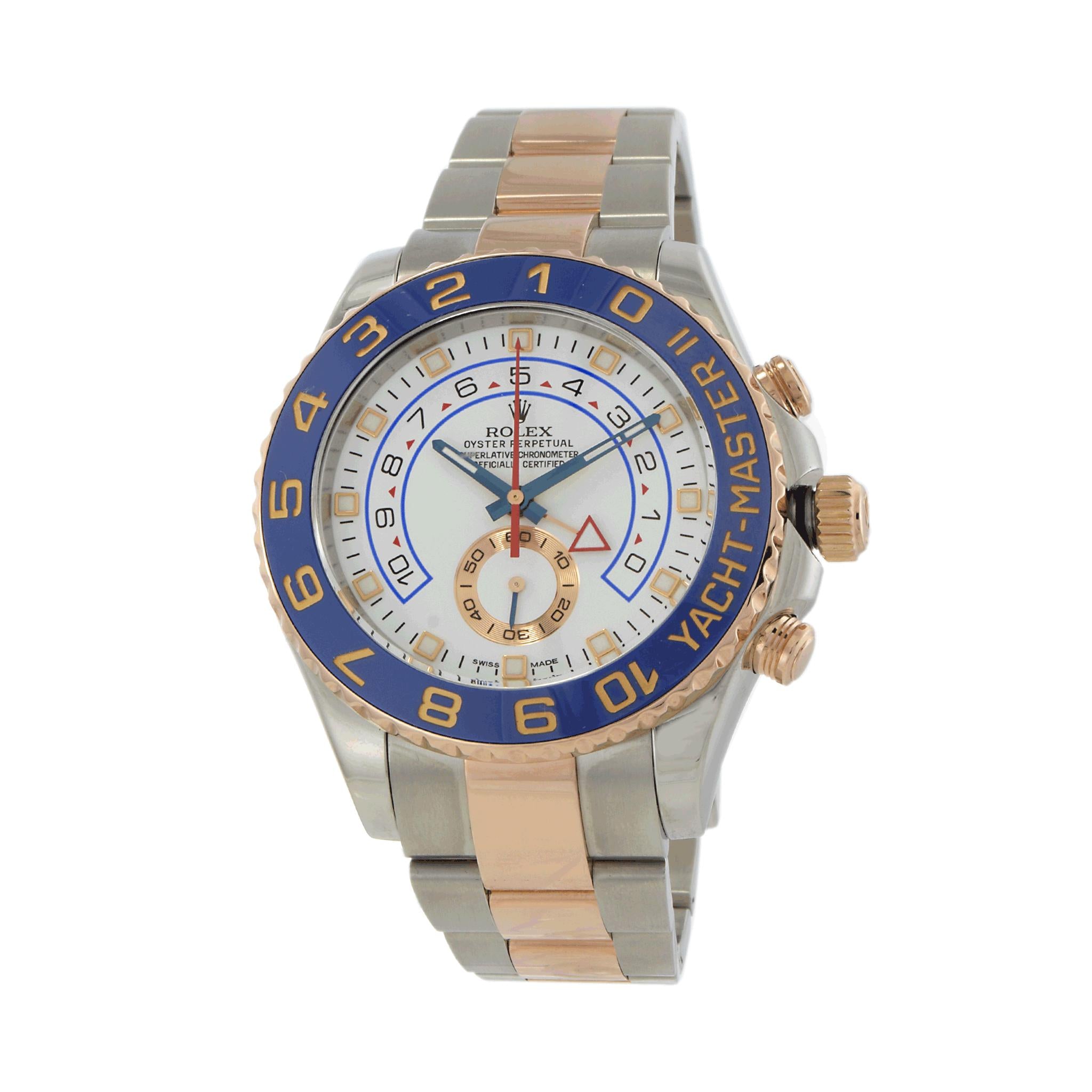 Rolex Yacht-Master II 116681 Two-Toned Stainless Steel Rose Gold