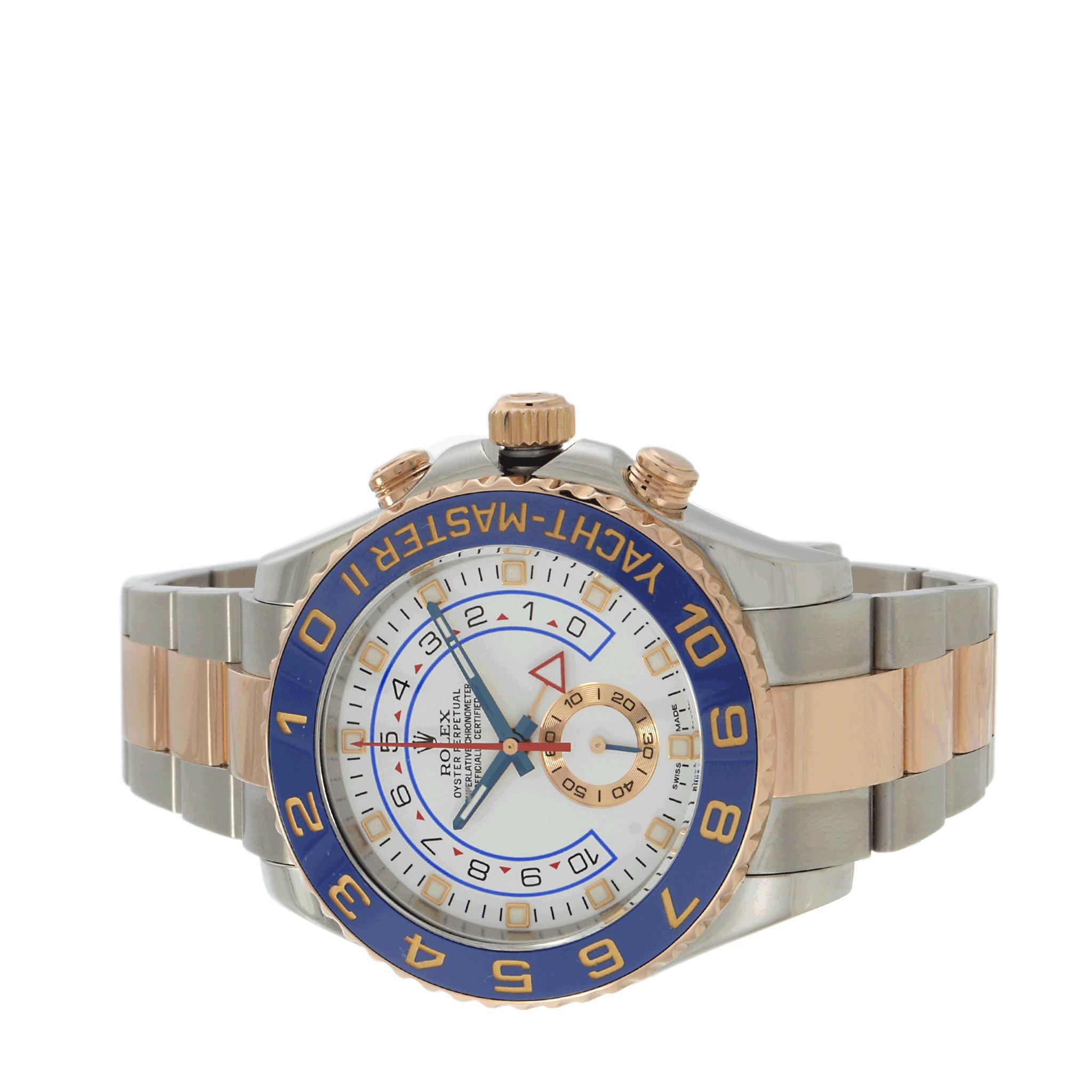 Rolex Yacht-Master II 116681 Two-Toned Stainless Steel Rose Gold