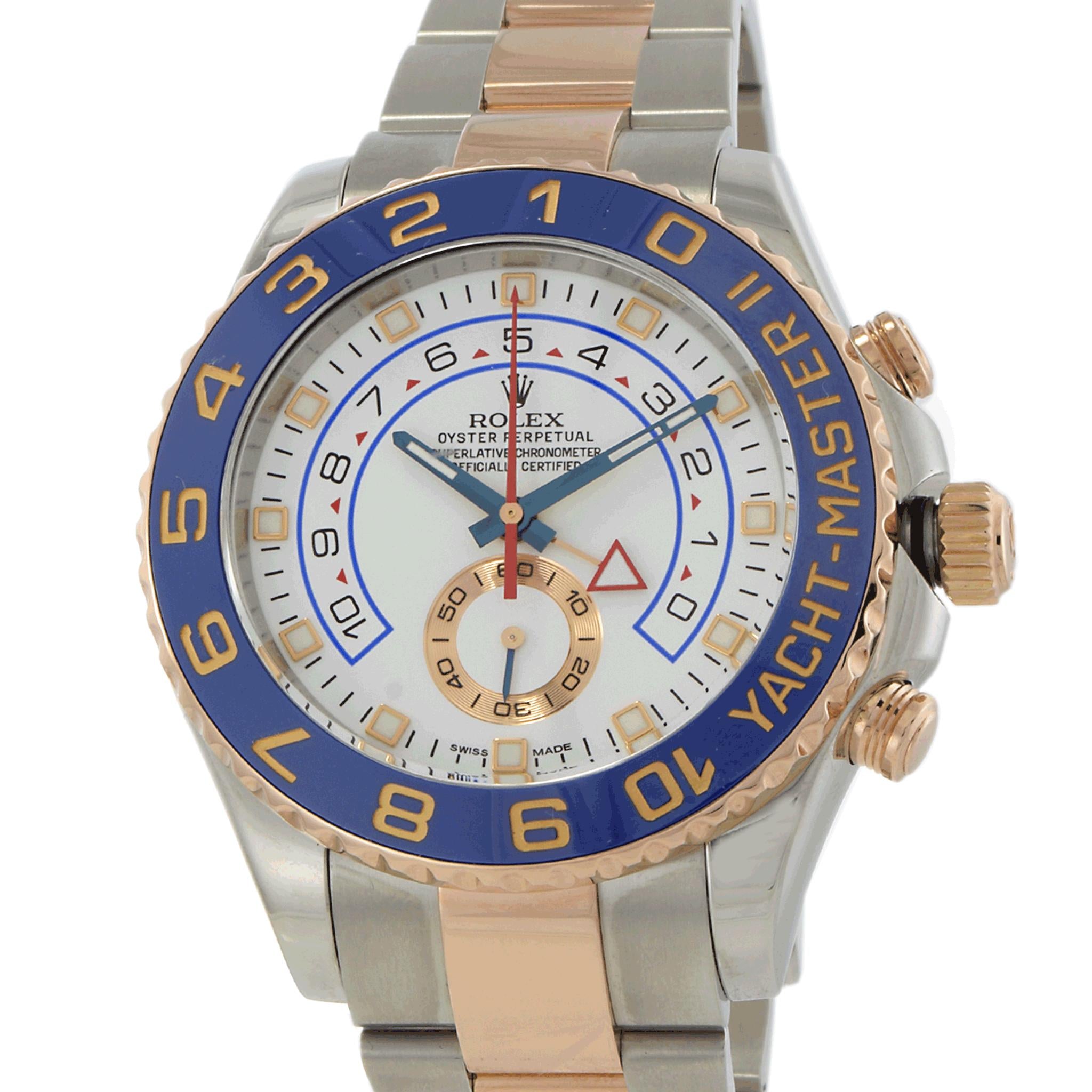 Rolex Yacht-Master II 116681 Two-Toned Stainless Steel Rose Gold