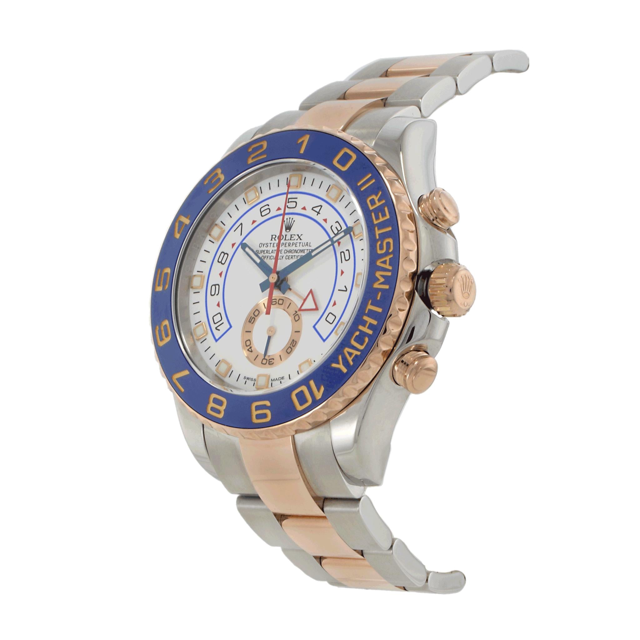 Rolex Yacht-Master II 116681 Two-Toned Stainless Steel Rose Gold