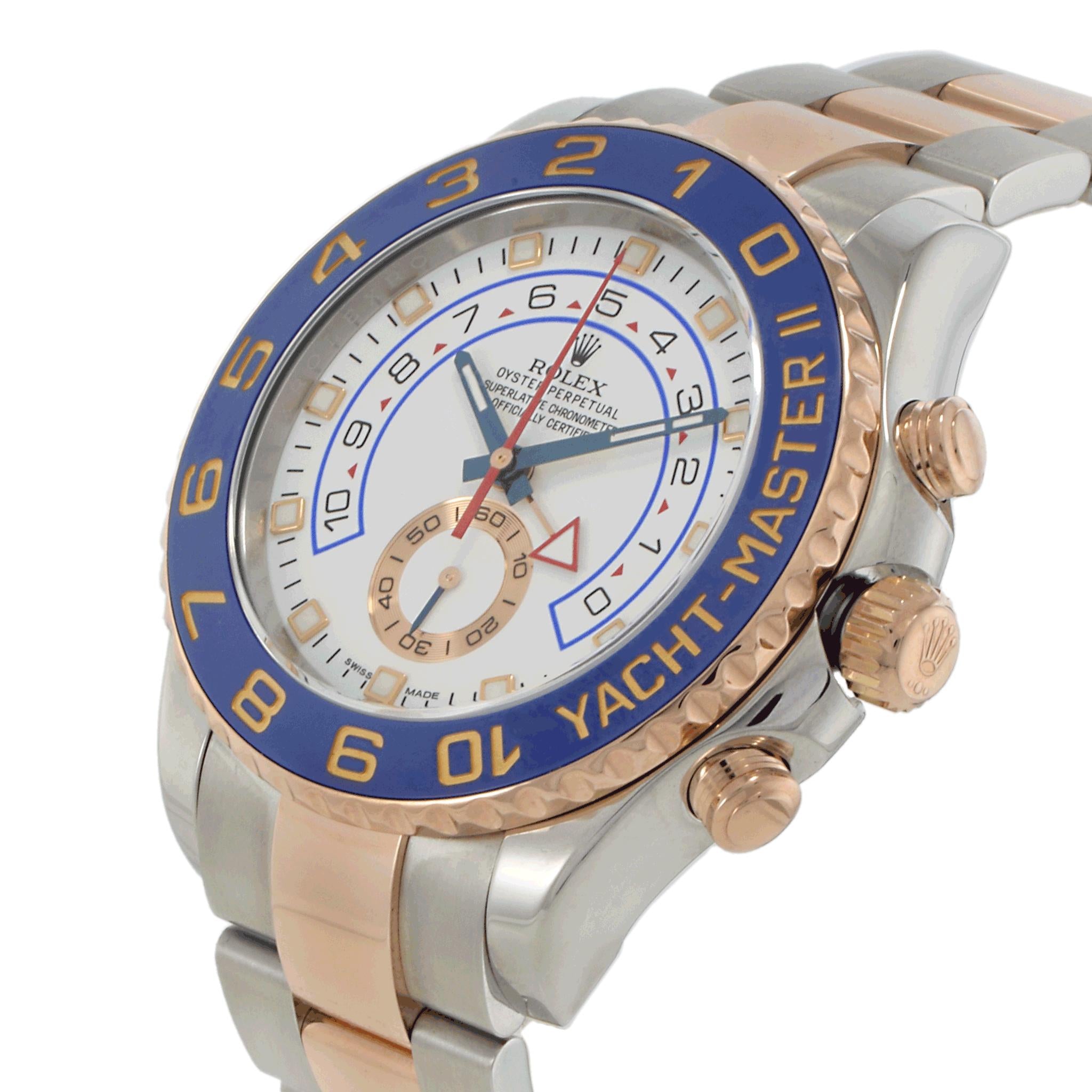Rolex Yacht-Master II 116681 Two-Toned Stainless Steel Rose Gold