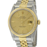 Rolex Datejust 16233 Champagne Rolex Serviced