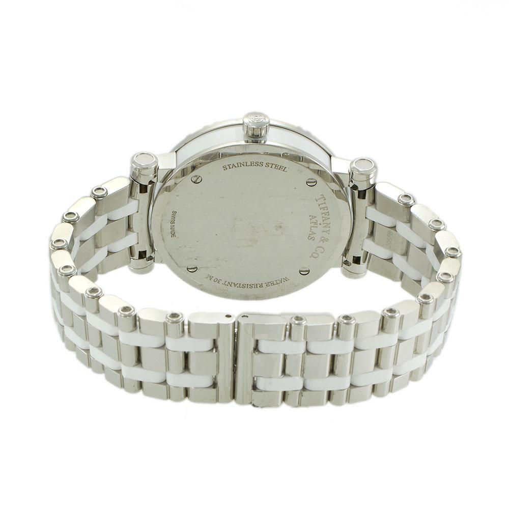 Tiffany & Co. Atlas Z1301.11.11A20A00A Date White Dial