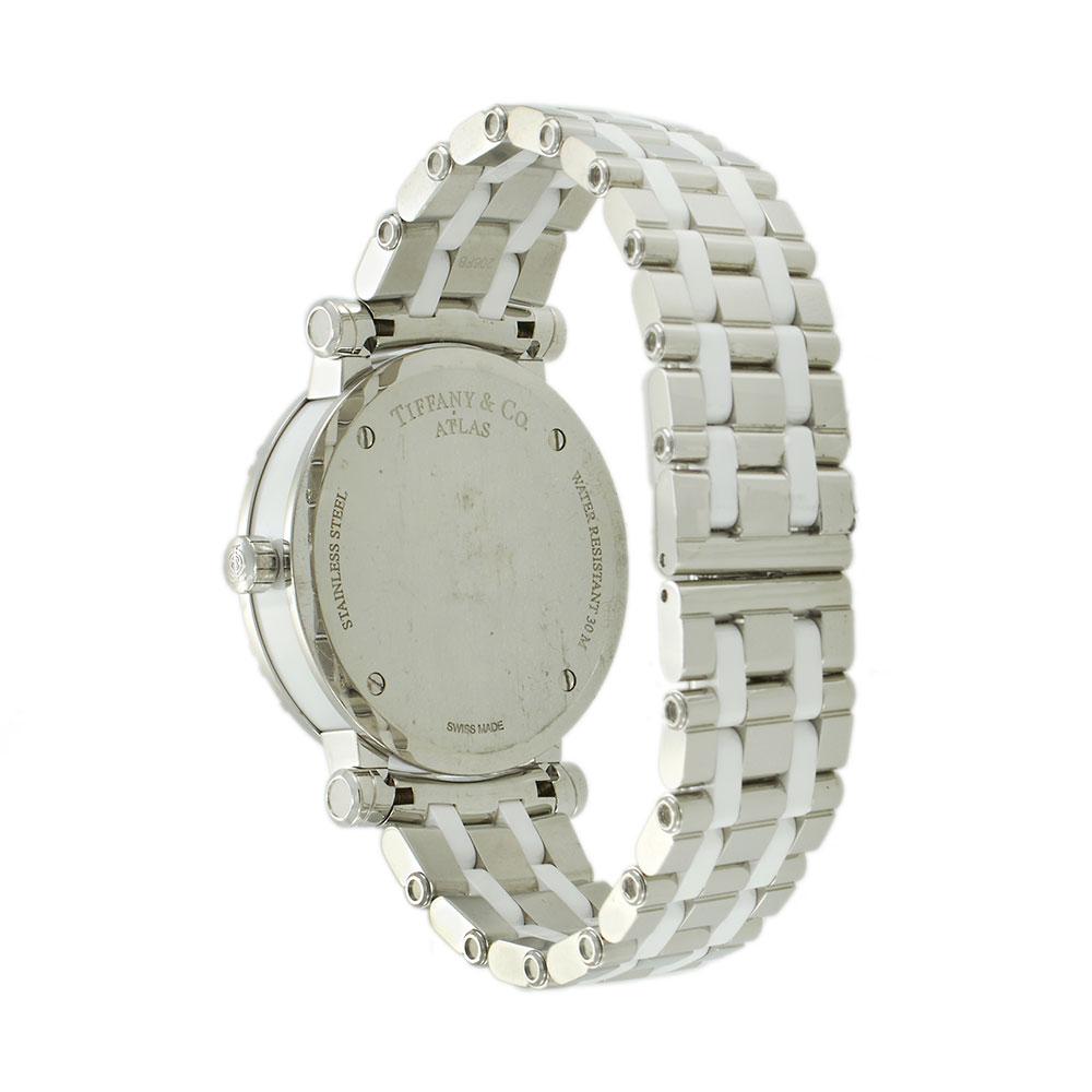 Tiffany & Co. Atlas Z1301.11.11A20A00A Date White Dial