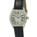 Cartier Tortue 18KT White Gold Diamond Case 34 x 28MM – Manual Wind
