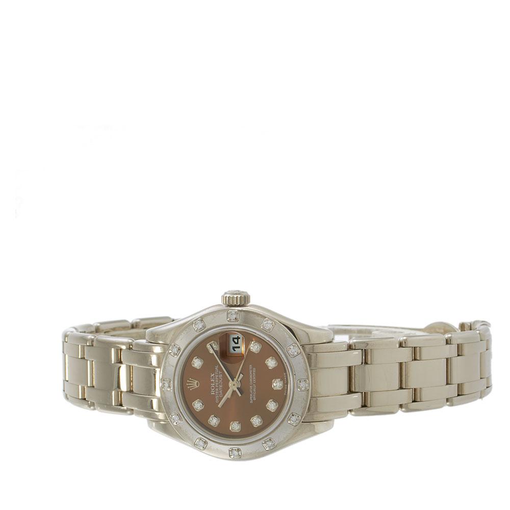 Rolex Lady-Datejust Pearlmaster 80319 Chocolate Diamond Dial