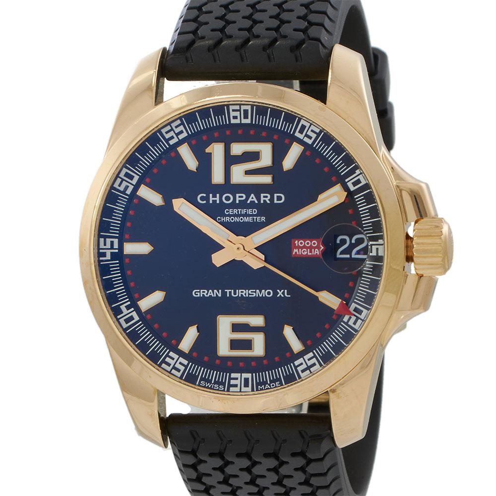 Chopard Mille Miglia Gran Turismo XL 18KT Rose Gold Black Dial 44MM – Automatic