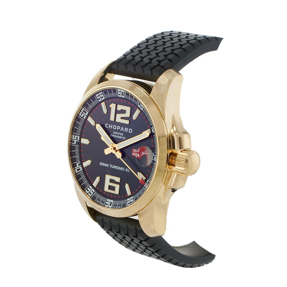 Chopard Mille Miglia Gran Turismo XL 18KT Rose Gold Black Dial 44MM – Automatic