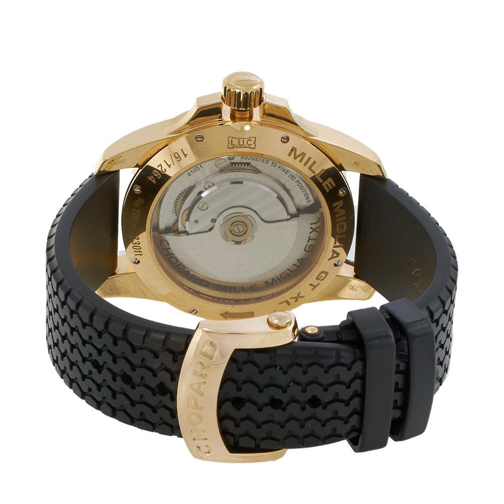 Chopard Mille Miglia Gran Turismo XL 18KT Rose Gold Black Dial 44MM – Automatic