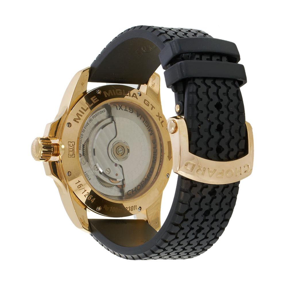 Chopard Mille Miglia Gran Turismo XL 18KT Rose Gold Black Dial 44MM – Automatic