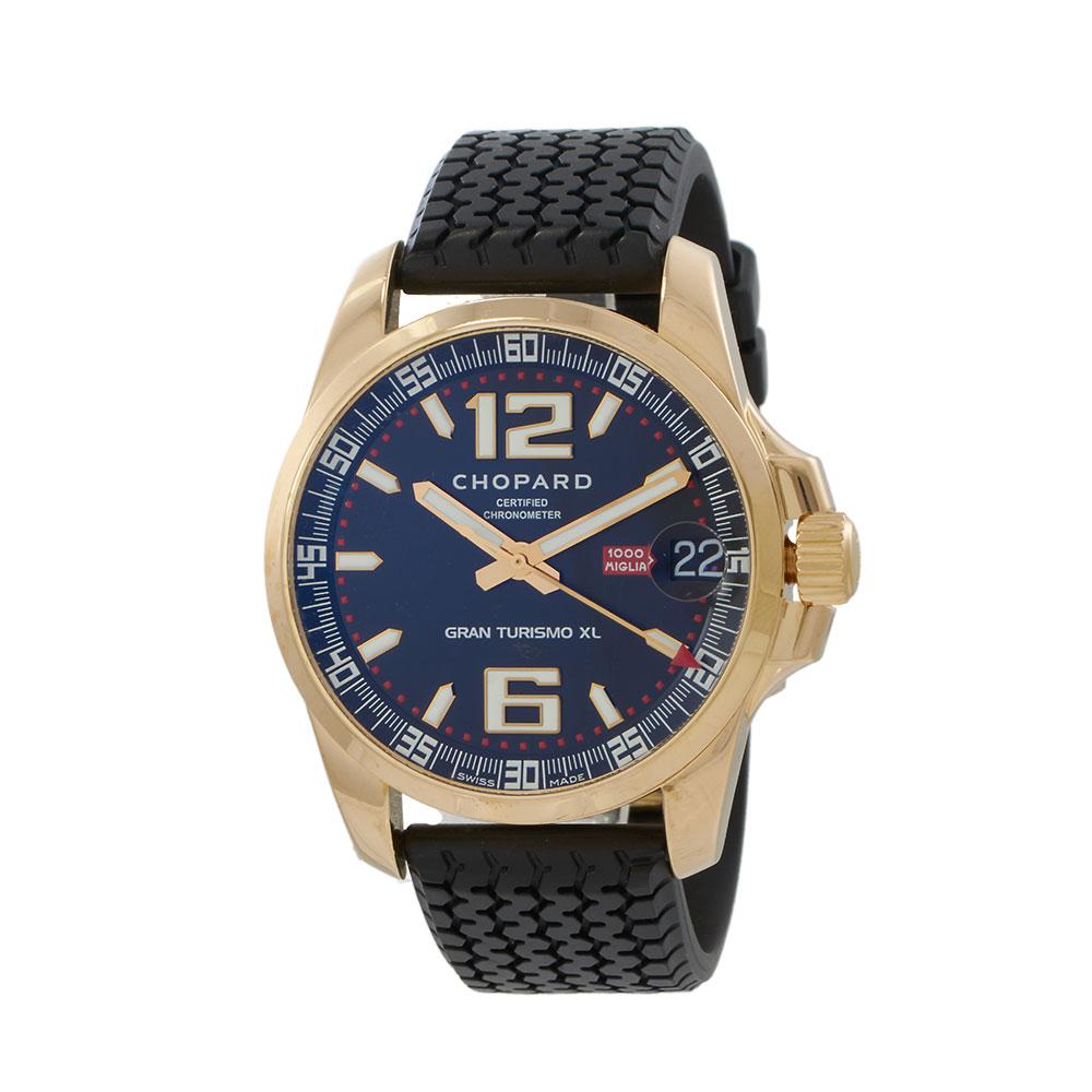 Chopard Mille Miglia Gran Turismo XL 18KT Rose Gold Black Dial 44MM – Automatic