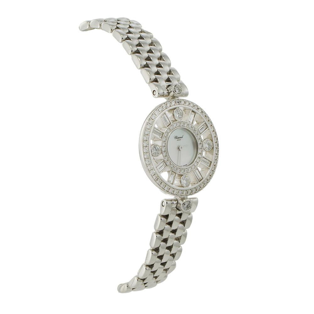 Chopard Happy Diamonds Ref. 10/9068 – 24MM 18KT White Gold