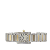 Cartier Tank Francaise Small Steel Yellow Gold Ladies Watch W51007Q4