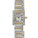 Cartier Tank Francaise Small Steel Yellow Gold Ladies Watch W51007Q4