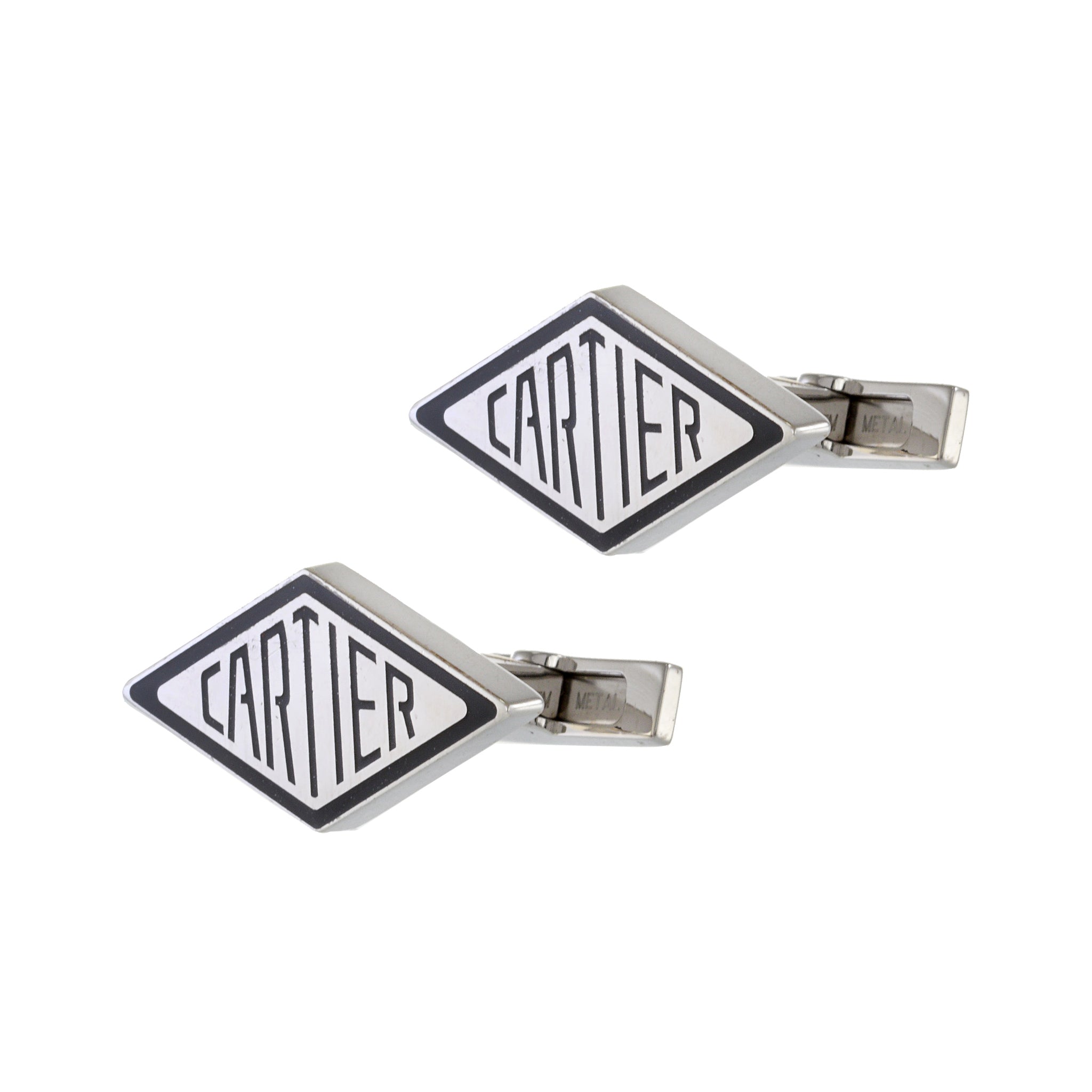 925 Sterling Silver 2-Tonr Vintage Italy sold Marco Balderi Cufflinks