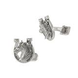 Louis Martin Sterling Silver Horse Shoe Cufflinks