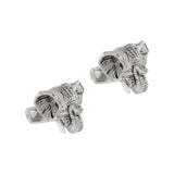 Louis Martin's Sterling Silver Elephant Head Cufflinks