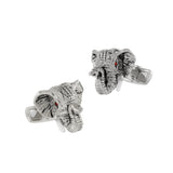 Louis Martin's Sterling Silver Elephant Head Cufflinks