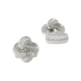 Louis Martin Sterling Silver Knot Cufflinks