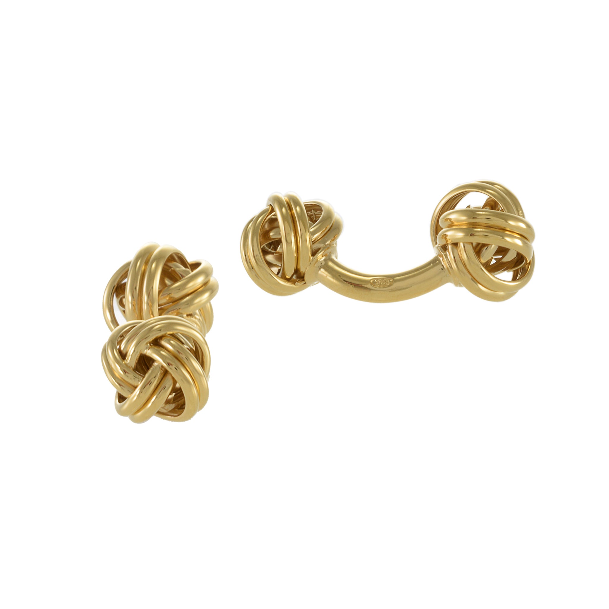 Louis Martin Vermeil Knot Cufflinks