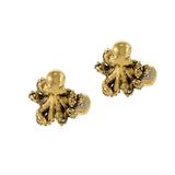 Louis Martin 18KT Yellow Gold Vermeil Octopus Cufflinks