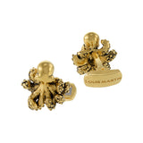 Louis Martin 18KT Yellow Gold Vermeil Octopus Cufflinks