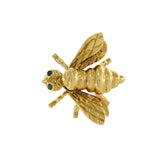 Vintage Retro 18KT Yellow Gold Fly Lapel Pin