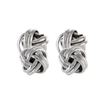 Louis Martin Sterling Silver Knot Cufflinks