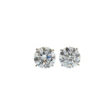 14KT White Gold Lab Grown Diamond Stud Earrings – 2.00CTW