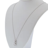 Graduated Three-Stone Lab-Grown Diamond Pendant Necklace