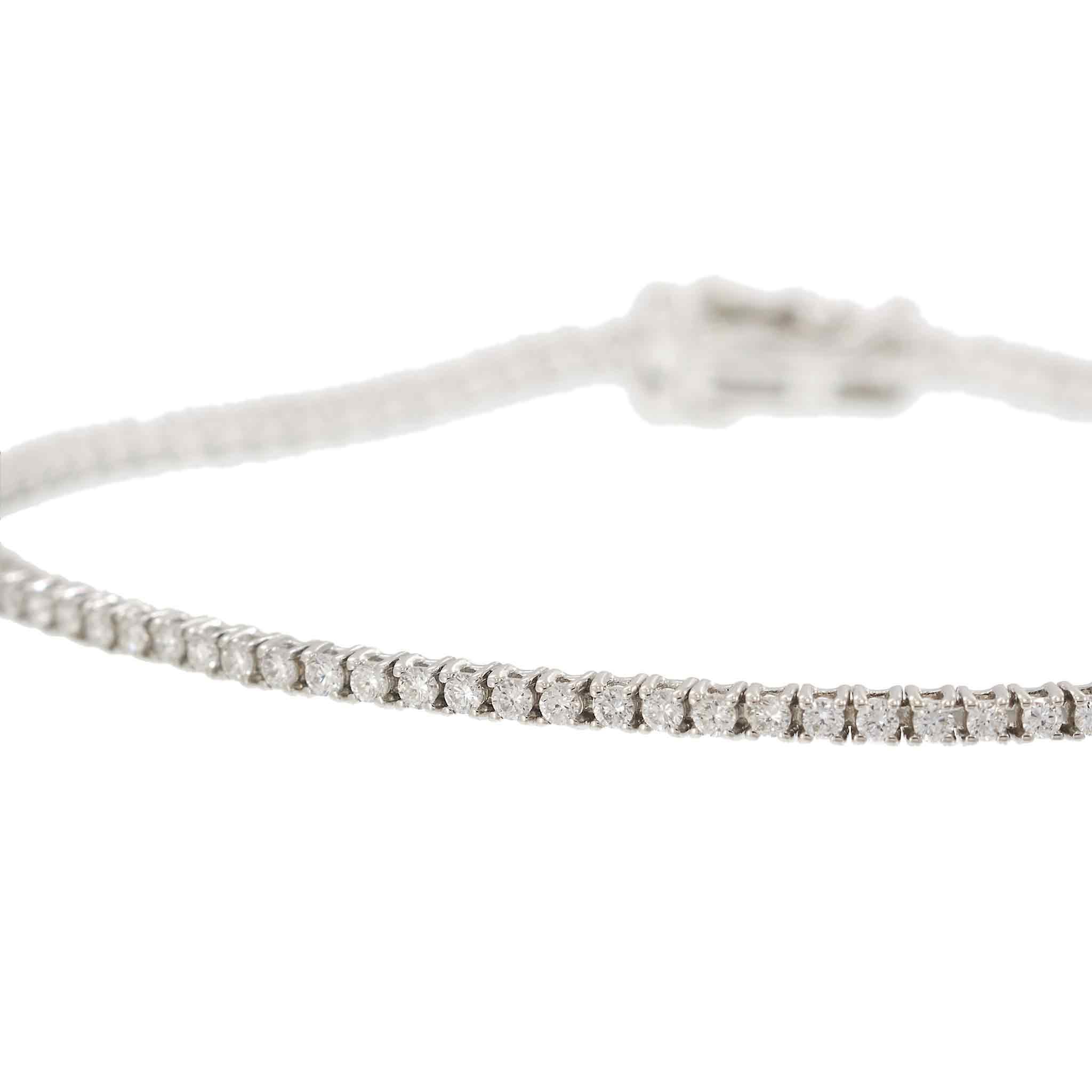 Lab Grown Diamond Tennis Bracelet in 14KT White Gold - 1.00CT