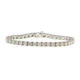 18KT White Gold Diamond Tennis Bracelet
