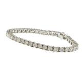 18KT White Gold Diamond Tennis Bracelet
