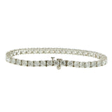 18KT White Gold Diamond Tennis Bracelet
