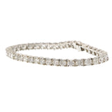 18KT White Gold Diamond Tennis Bracelet