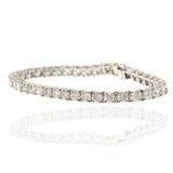18KT White Gold Diamond Tennis Bracelet