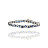 Estate Sapphire and Diamond Bracelet