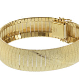 Vintage 14KT Yellow Gold Omega Link Bracelet