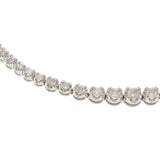 Graduated Diamond Tennis Bracelet in 14KT White Gold - 1.00 CT